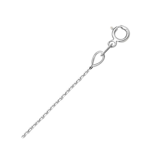 18"-18K-White-Gold-Diamond-Cut-Open-Cable-Necklace---1.6-gm