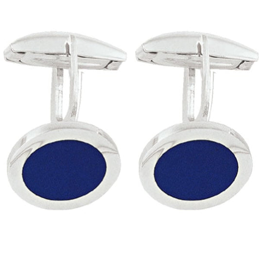 Sterling-Silver-Cufflinks---Blue