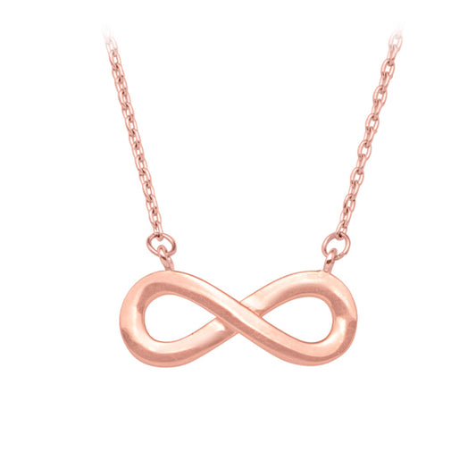 Elegant Gold Infinite Necklace