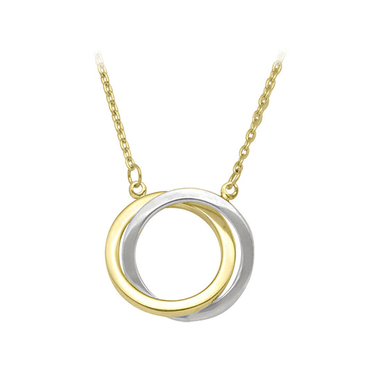 Gold Ring Pendant Necklace