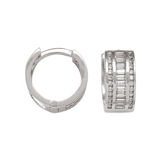 Real Gold Zirconia Earrings