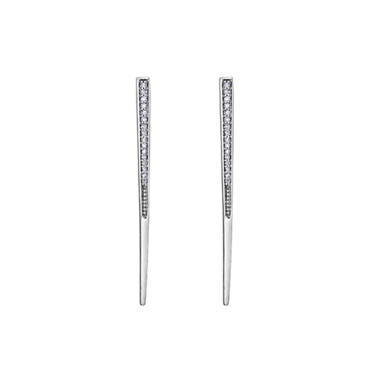 Diamond Stud Earrings in 10K (0.08 and 0.04 CT. T.W.) - Silver
