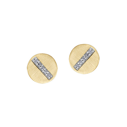 Diamond Stud Earrings in 10K (0.04 CT. T.W.) - Gold