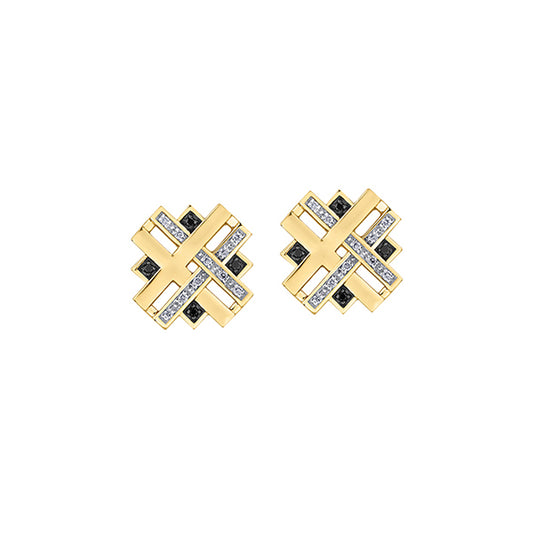 Diamond Stud Earrings in 10K (0.048 and 0.1 CT. T.W.) - Gold