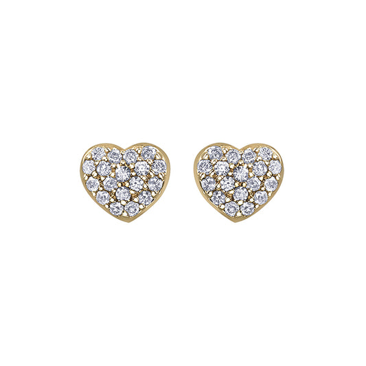 Diamond Stud Earrings in 10K (0.18 CT. T.W.) - Gold