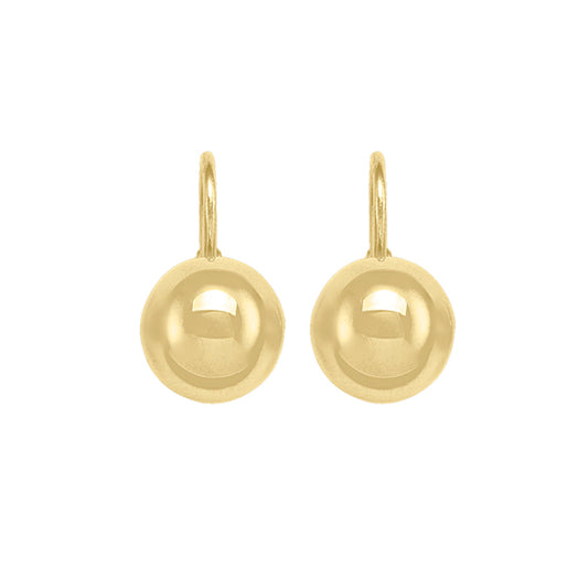14K-Gold-Sphere-Shaped-Drop-Earrings
