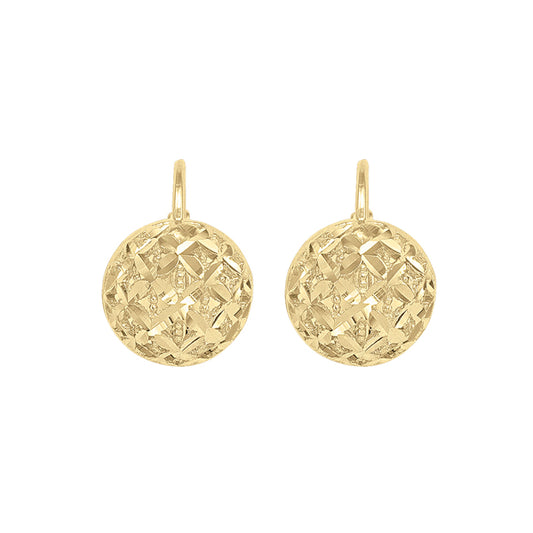 18K-Gold-Round-Drop-Earrings