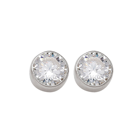Elegant Real Gold Zirconia Silver Pendant