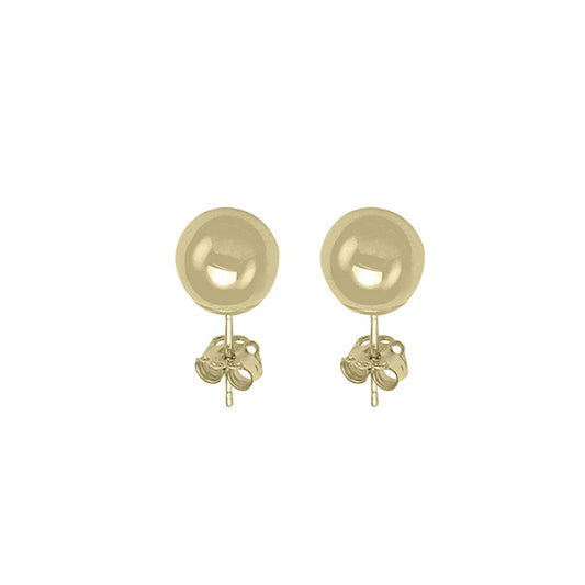 14k Gold Ball Stud Earrings