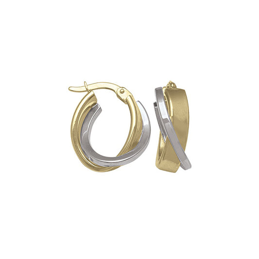 14K-Two-Tone-Gold-Hoop-Earrings---ETA106