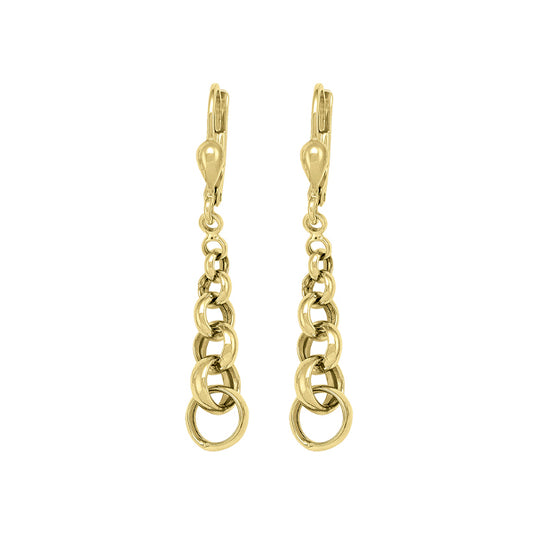 Elegant Gold Drop Earrings