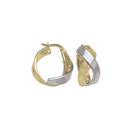 Elegant Real Gold Hoop Earrings