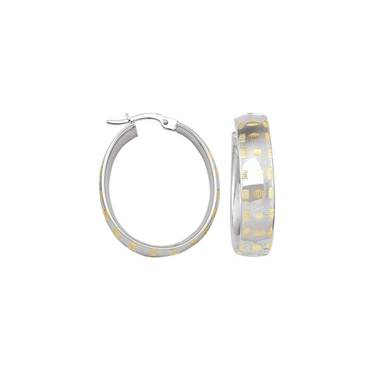 Elegant Real Gold Hoop Earrings