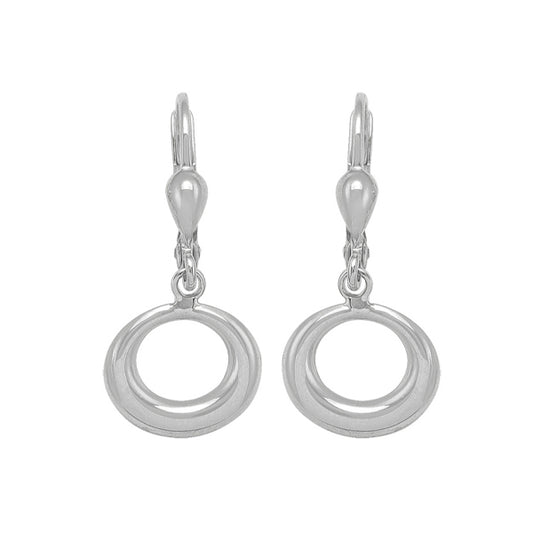 Elegant Genuine Gold Silver Drop Earrings