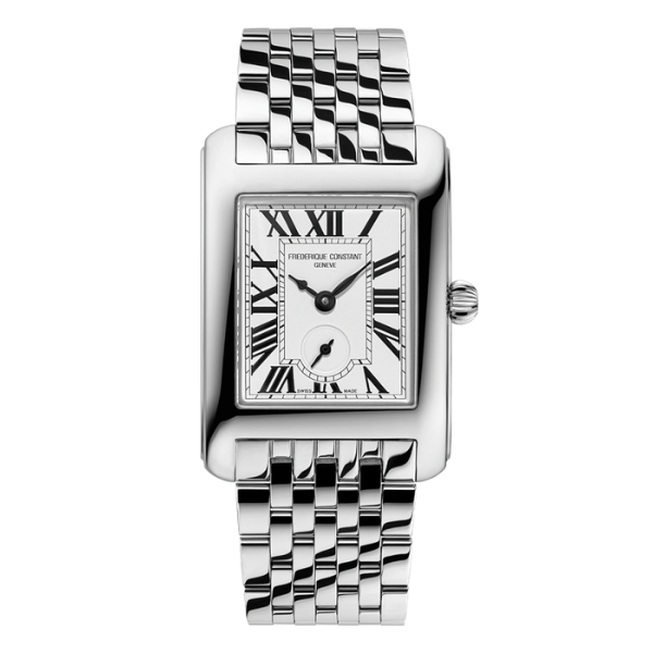 FREDERIQUE CONSTANT FC-235S2C6B Classics Carree Ladies Watch - Silver