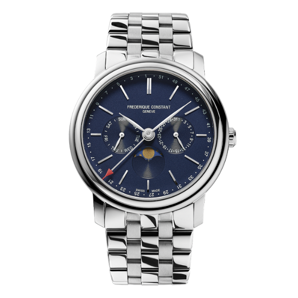 FREDERIQUE CONSTANT FC-270N4P6B Index Business Timer Men Watch - Blue