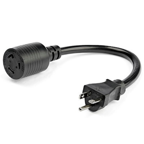 MS51904 Extension Cord Heavy Duty 1ft NEMA L5-20R to NEMA 5