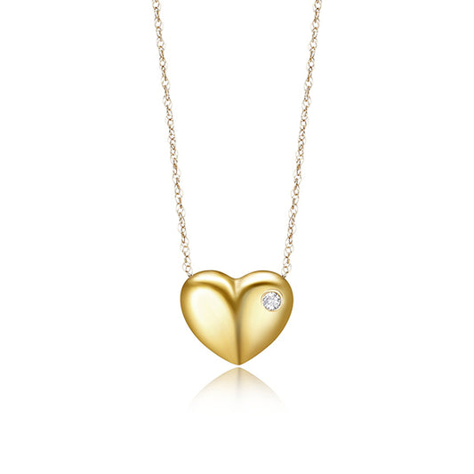 Elegant Gold Heart Necklace