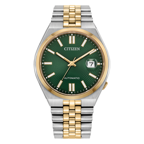 Citizen NK0024-54X Tsuyosa 60 Automatic Two Tone Men Watch - Green
