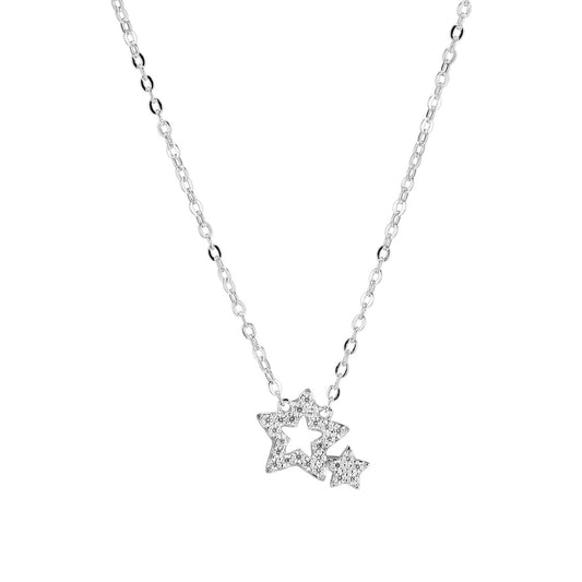 Diamondlite Cubic Zirconia Starlight Necklace - Silver