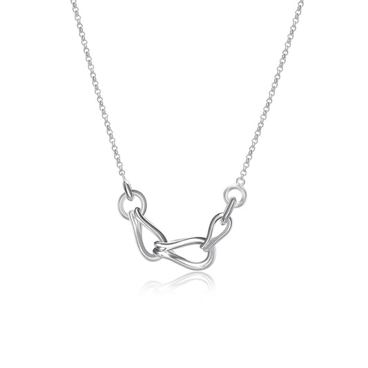 ELLE "Coalesce" Sterling Silver Link Necklace - Silver
