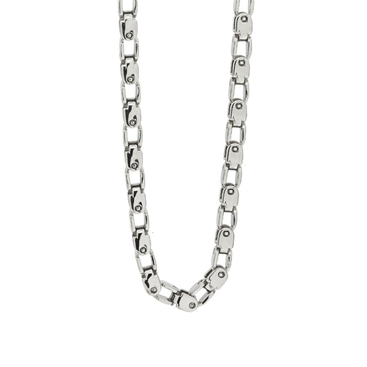 STEELX 5mm Bicycle Chain Necklace - Silver