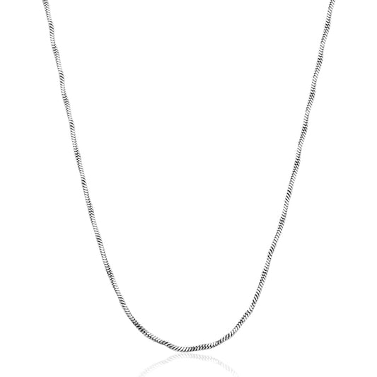 CJ Steelx 1.5mm Twisted Chain - Silver