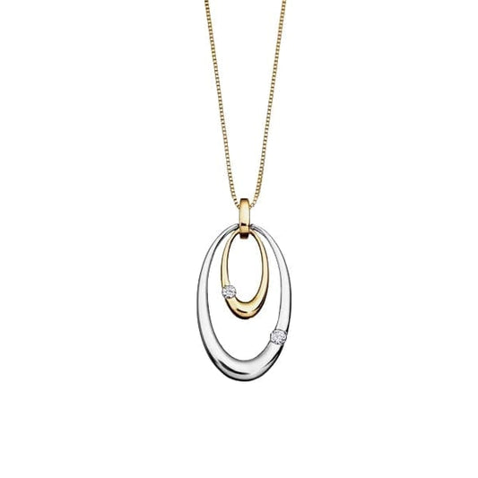 Elegant Real Gold Diamond Pendant