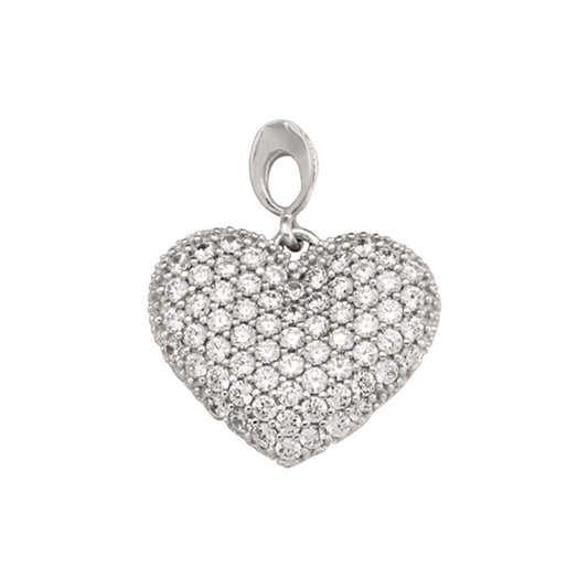 Elegant Real Gold Heart Pendant