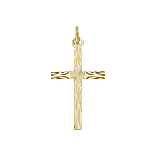 14K-Gold-Cross-Pendant--1.2-gm