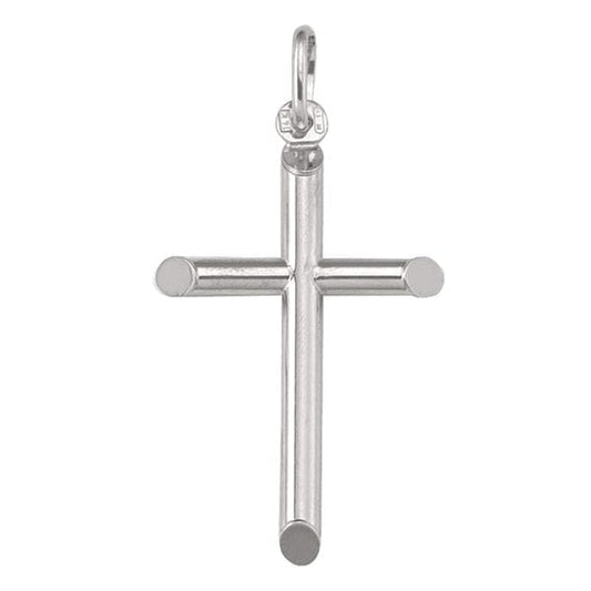 14K-White-Gold-Cross-Pendant---1.6gm