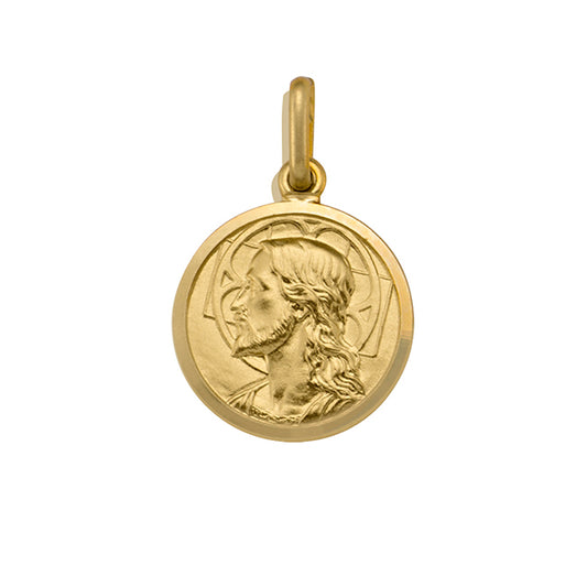 Elegant Gold Jesus Pendant