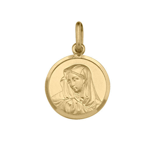 14K-Gold-Madonna-Pendant---1.9-gm