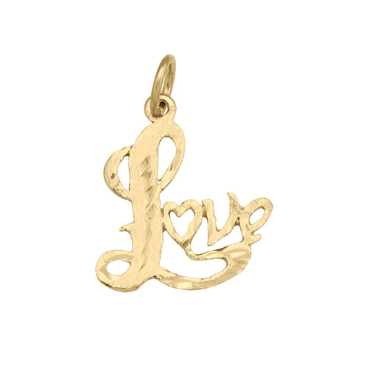 Elegant Love Gold Pendant