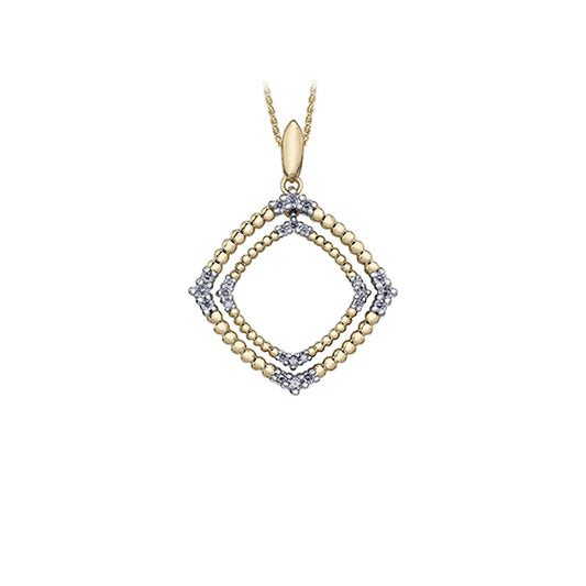 Diamond Pendant in 10K Gold (0.08 -0.16 CT. T.W.) - Gold