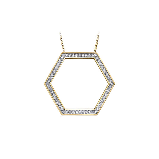 Diamond Pendant in 10K (0.25 CT. T.W.) - Gold