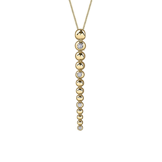 Diamond Pendant in 10K (0.01 - 0.05 CT. T.W.) - Gold
