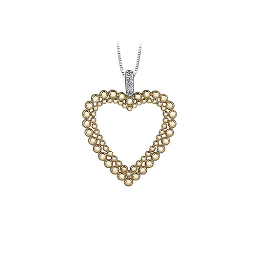 Diamond Pendant in 10K (0.045 CT. T.W.) - Gold