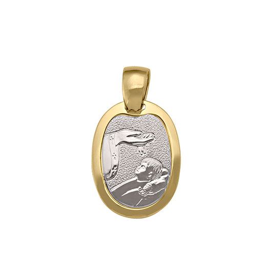 18K-Two-Tone-Baptism-Pendant---2.0-gm