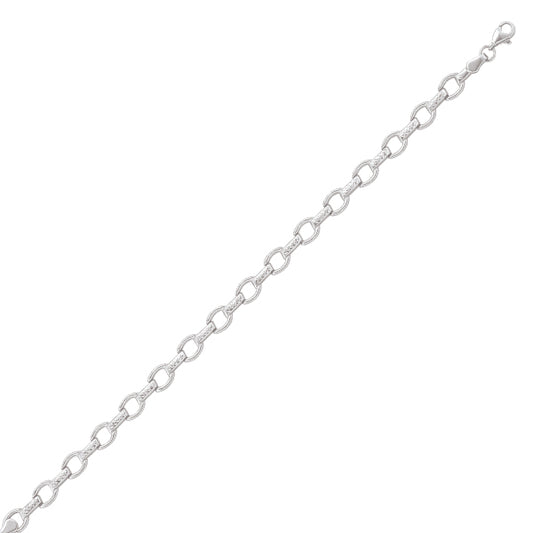 14K-Silver-Link-Bracelet