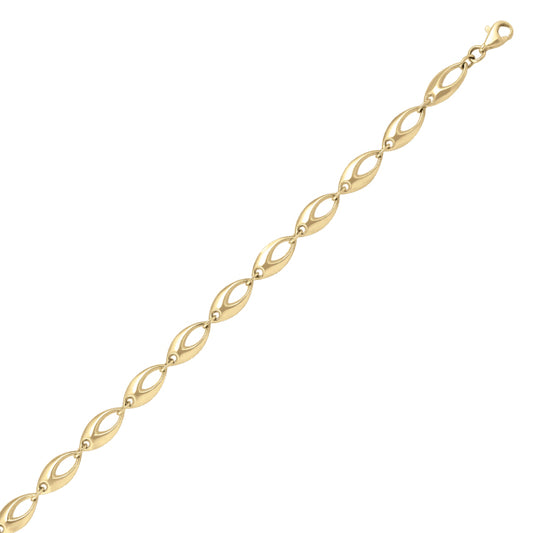 Elegant Gold Link Bracelet