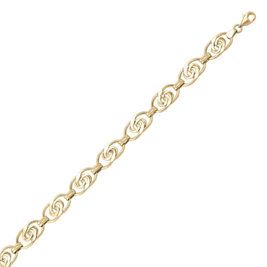 Elegant Gold Link Bracelet