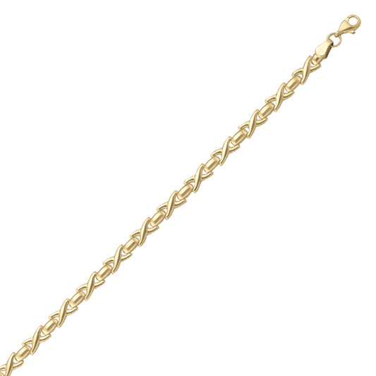 Elegant Gold Link Bracelet